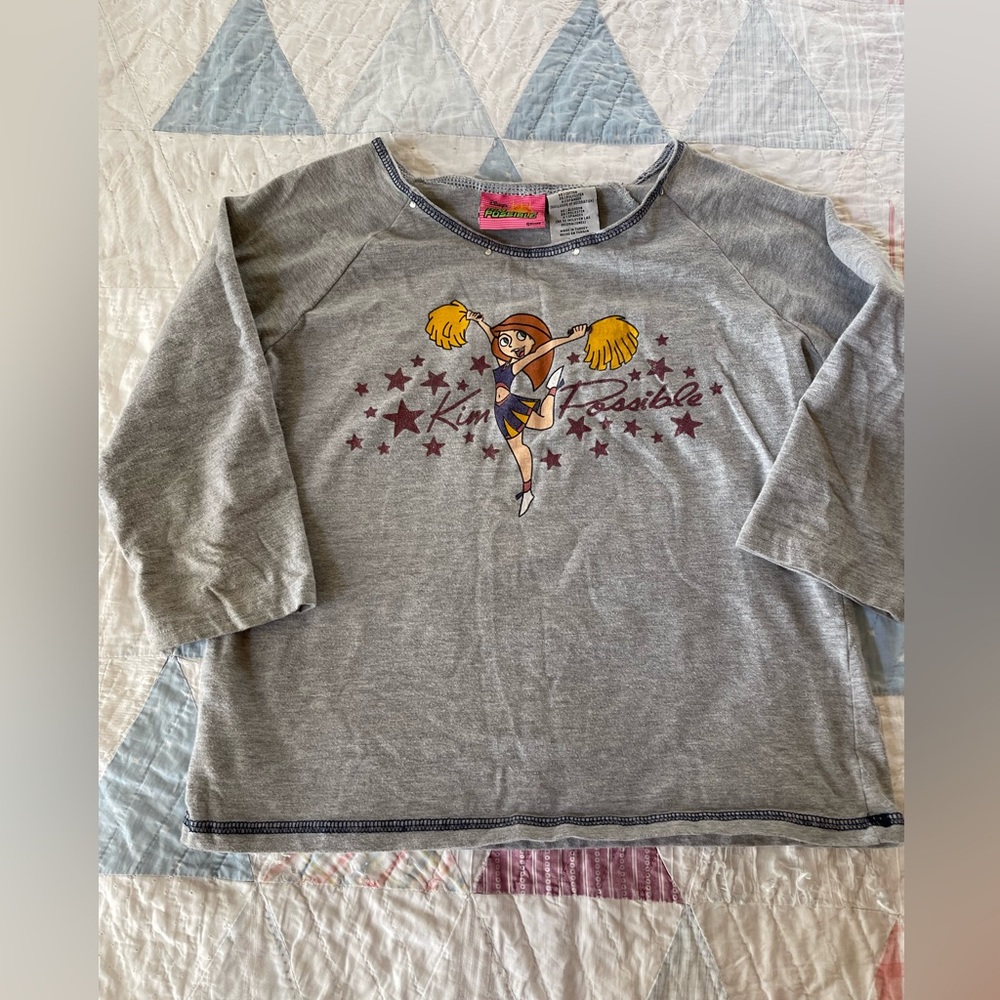 Vintage Y2K Kim Possible Long Sleeve Tee Shirt 
Size 14/16
